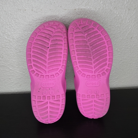 Crocs Women's Baya Platform Clog Classic Slip On Shoe Comfort Pink Size Women 9 - Picture 12 of 13